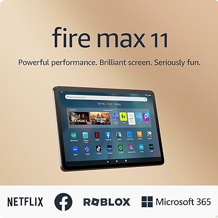 Amazon Fire Max 11 tablet, vivid 11” (Wifi) (New)